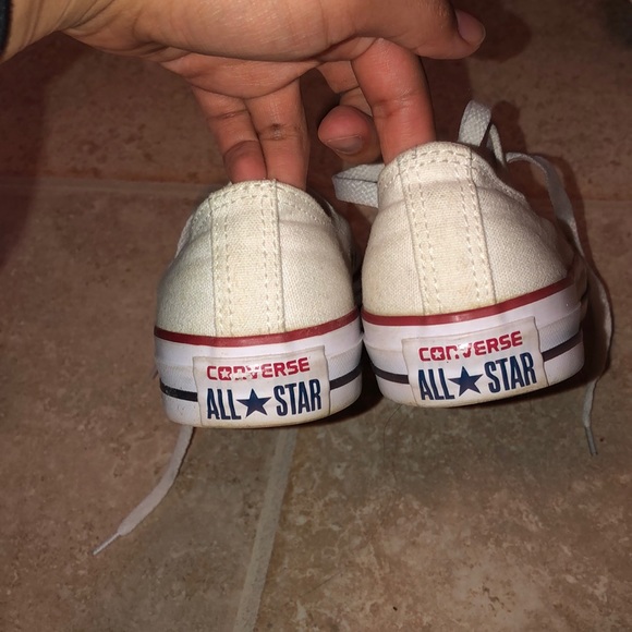 White All Star Converse Unisex - Picture 3 of 7